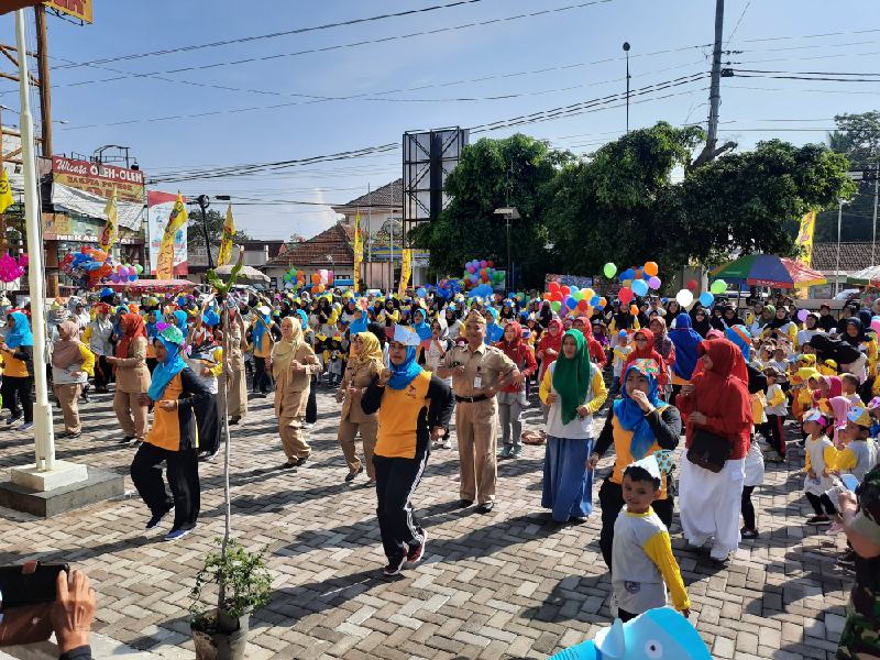 Asyik enjoy senam gemari himpadi mertoyudan