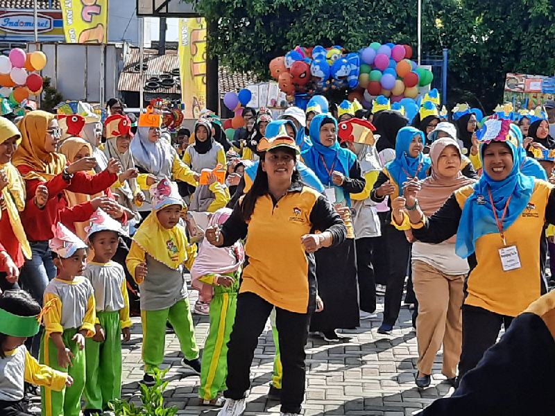 Gerak asyik senam gemari himpaudi