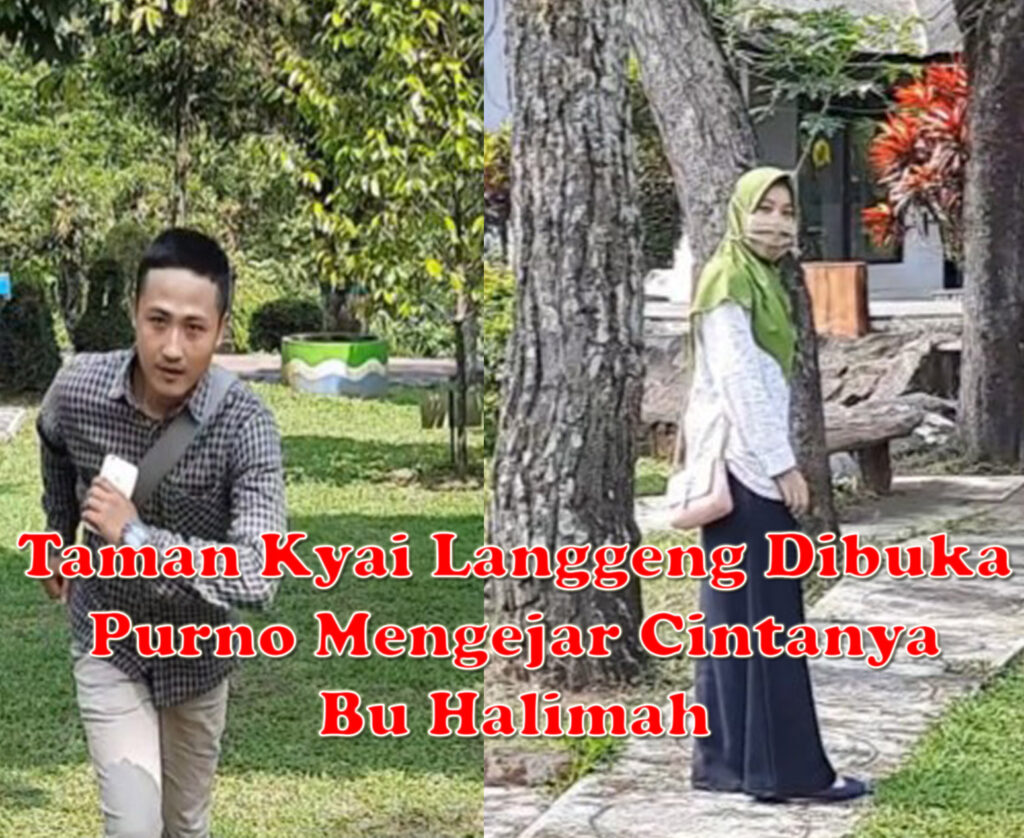Taman Kyai Langgeng Dibuka Purno Langsung Ngejar Bu Halimah