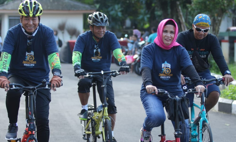 Windarti dan Joko Budiyono Launching Jambore Sepeda Lipat