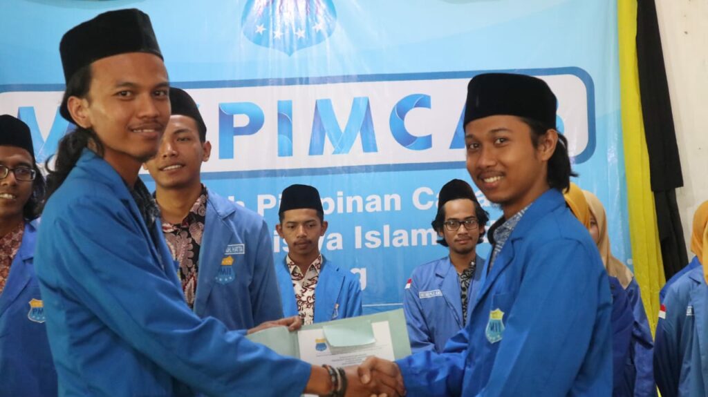 pc pmii penyarahan sk rayon Al-Khawarizmi komisariat PMII Universitas Tidar